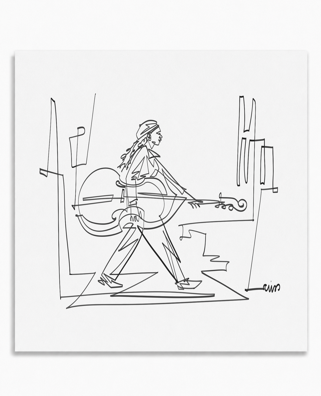 Crossing with a Cello