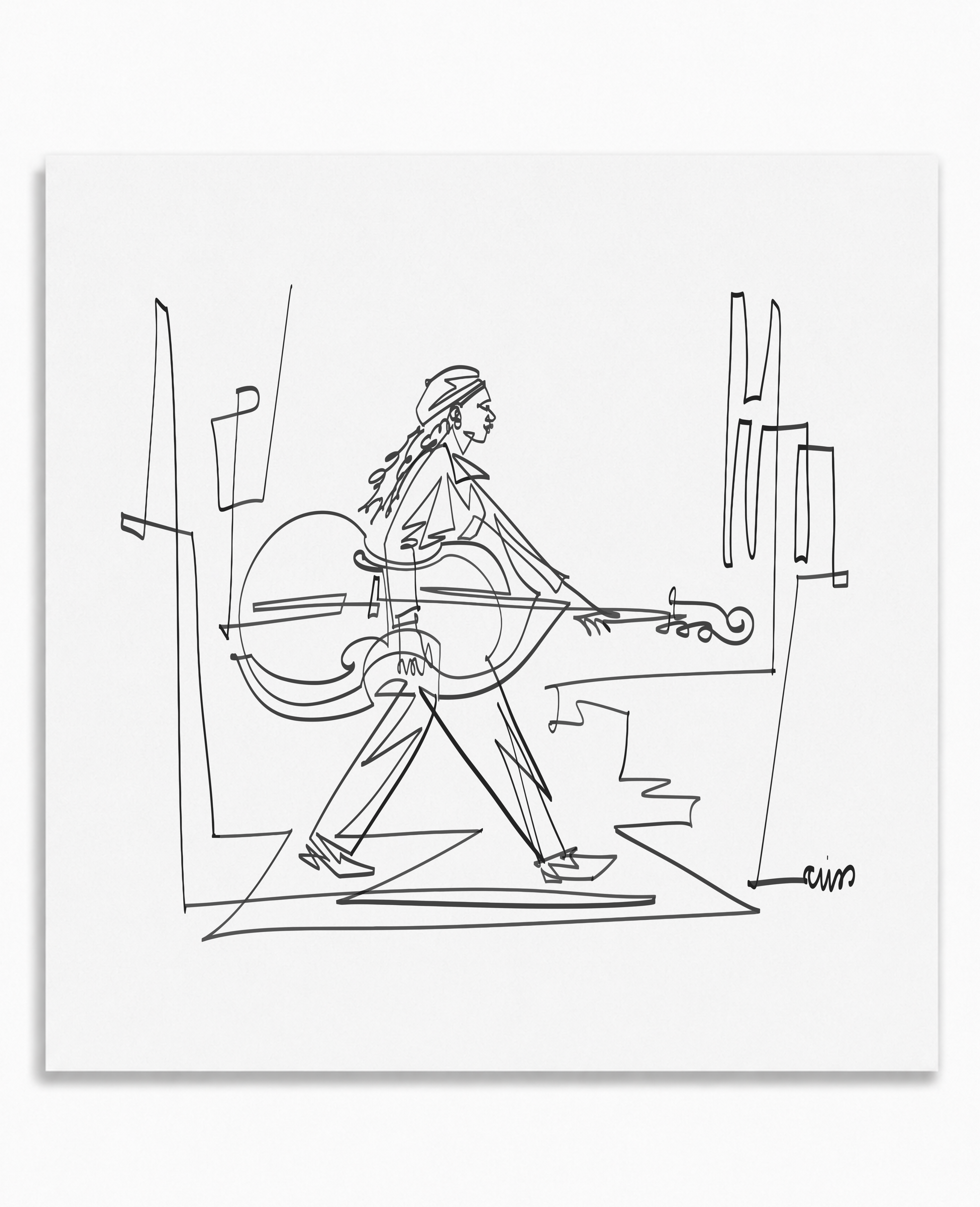 Crossing with a Cello