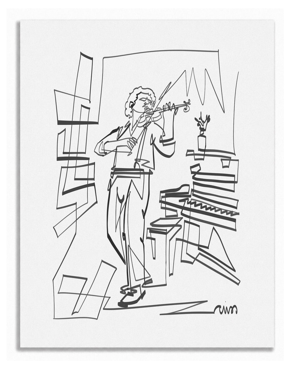Violin Between the Lines