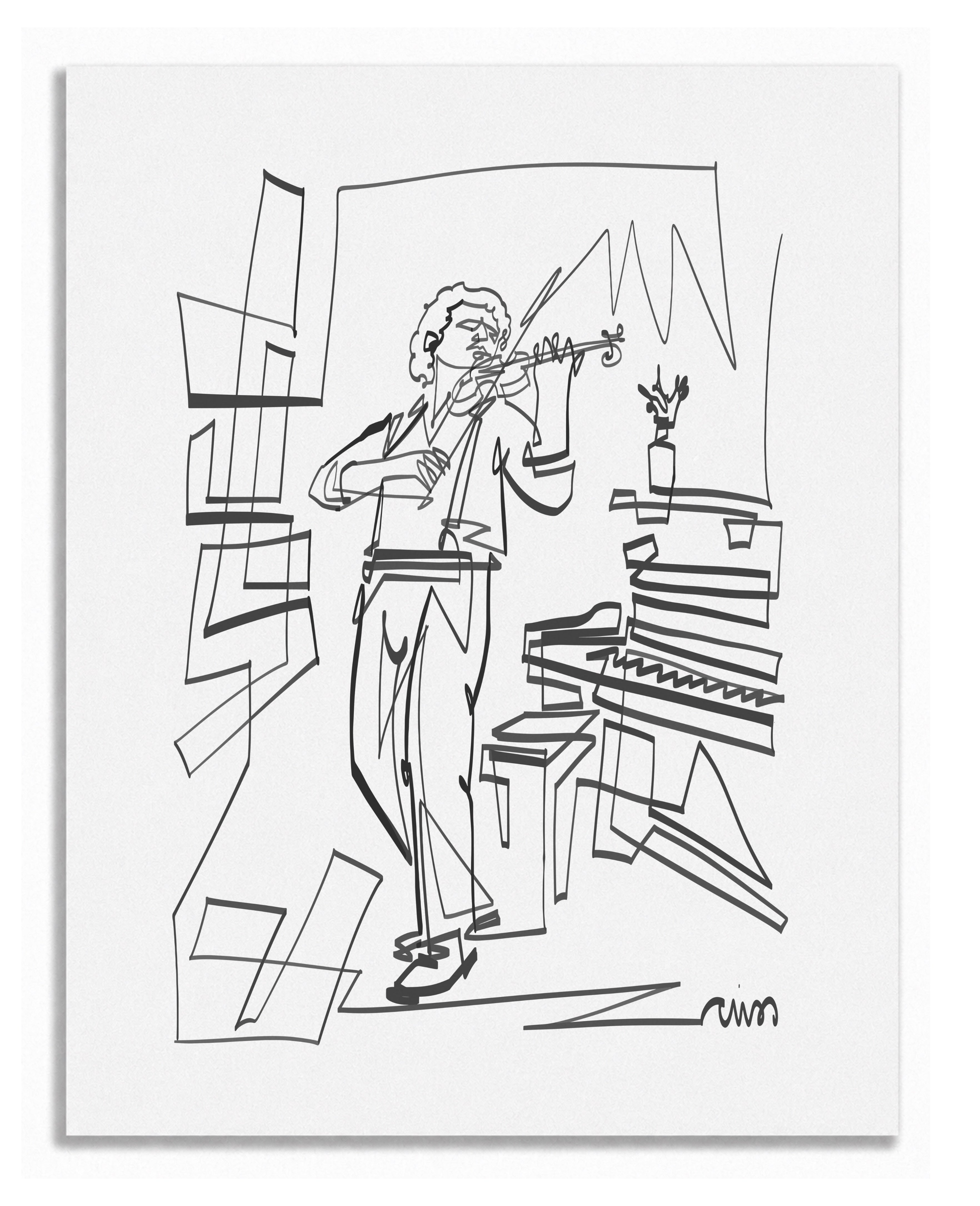 Violin Between the Lines