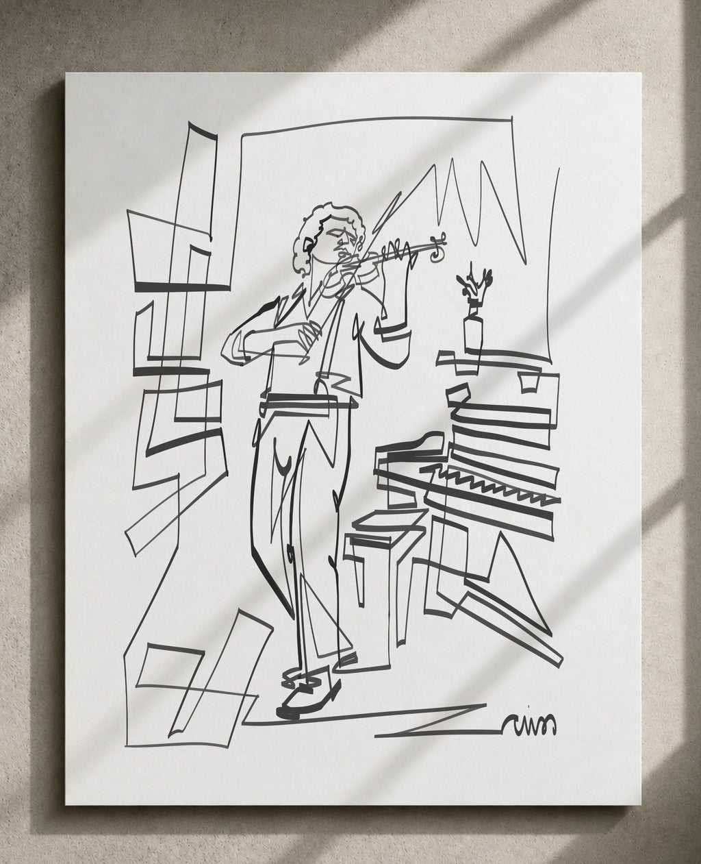 Violin Between the Lines