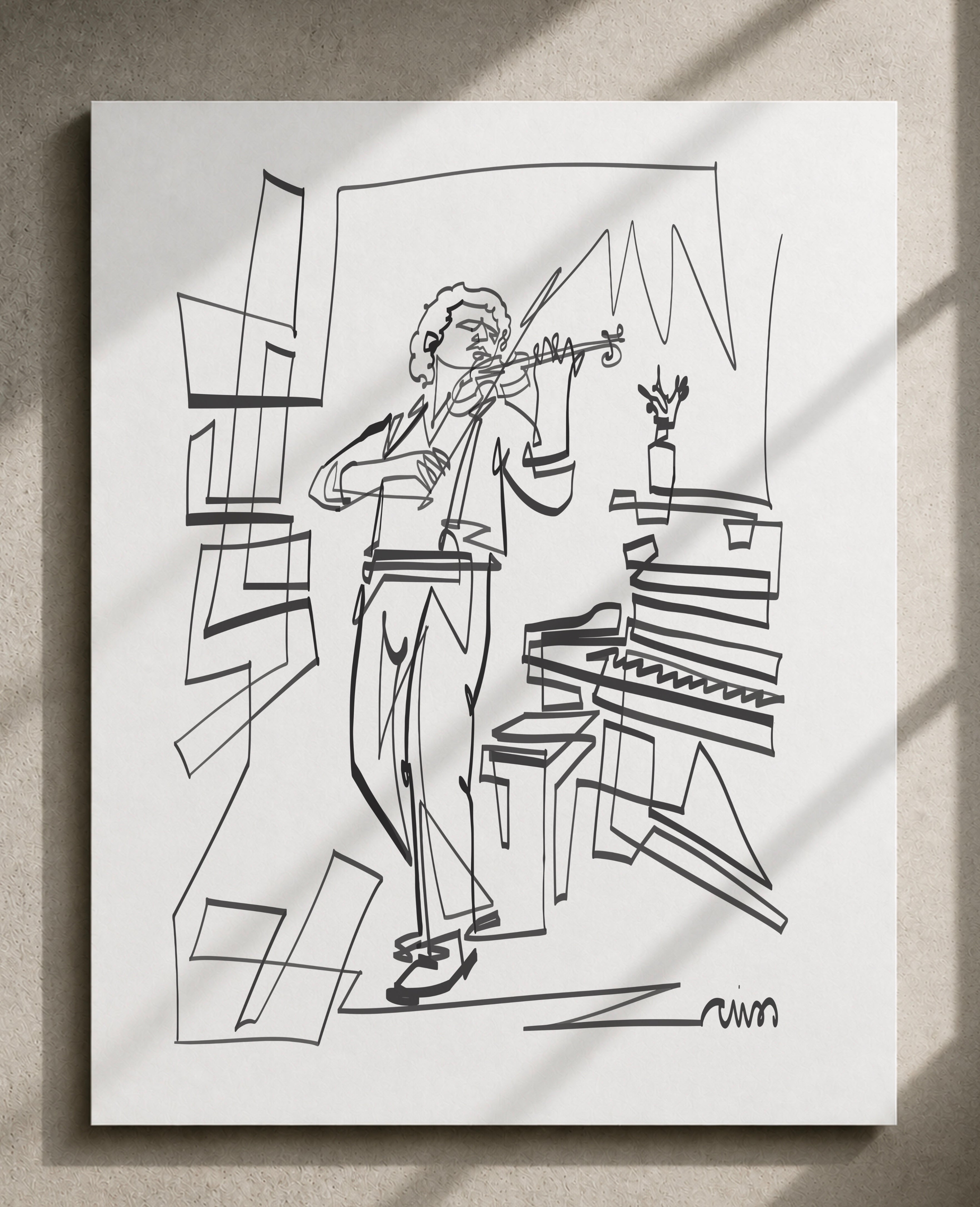 Violin Between the Lines